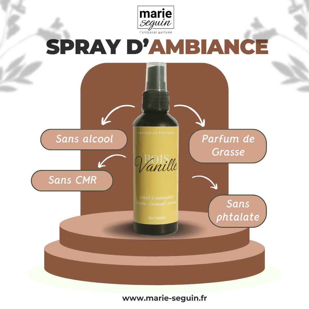 Spray d'ambiance - Bois Vanille
