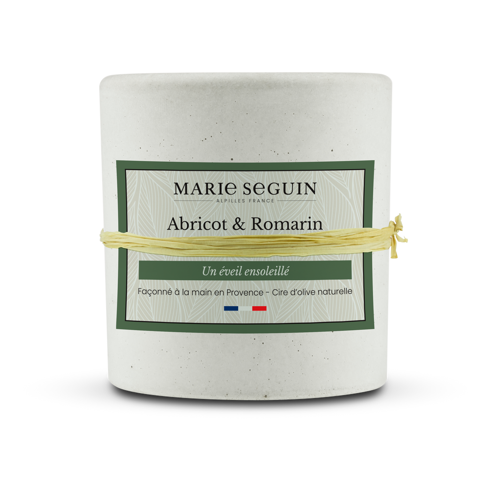 Bougie Abricot & Romarin