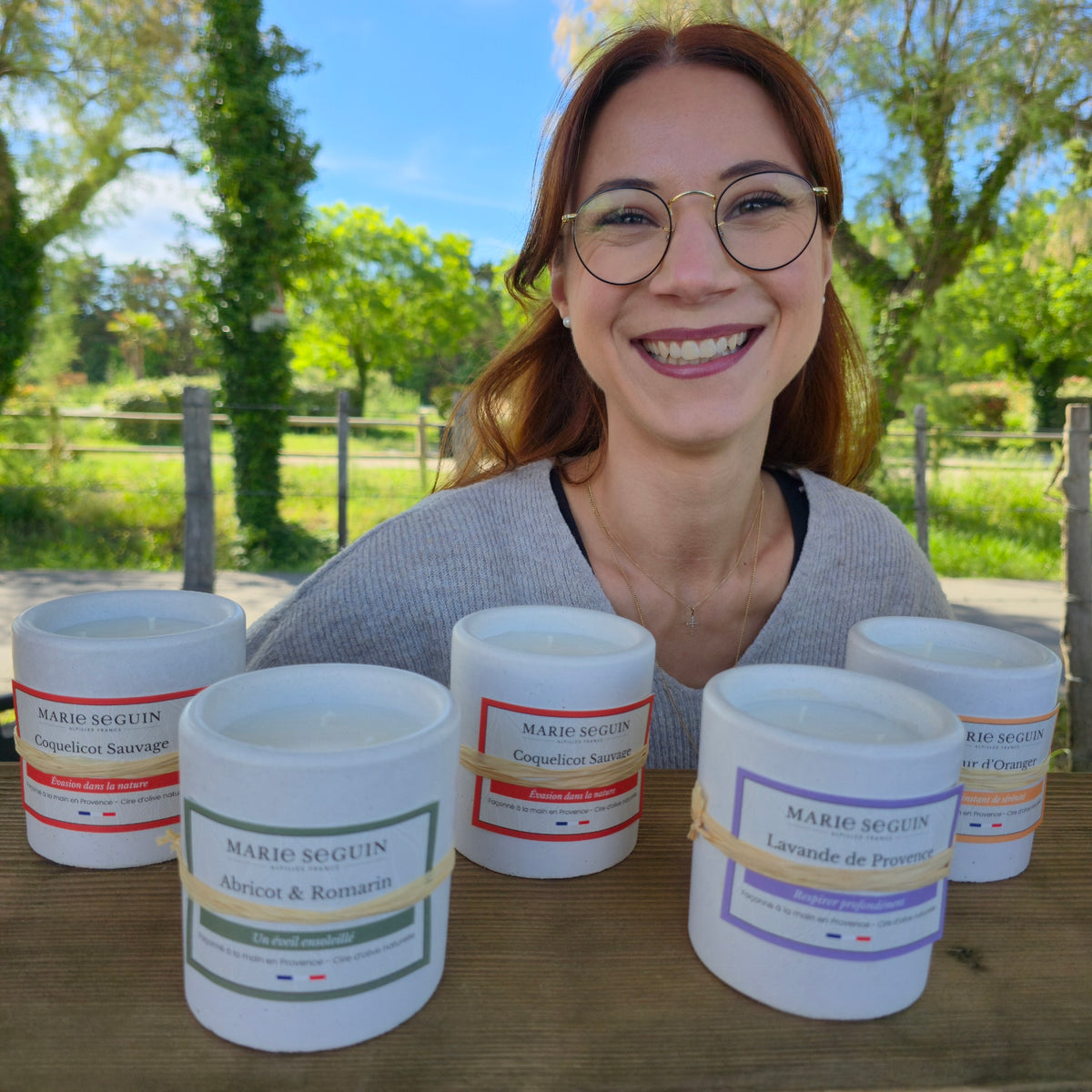 Marie SEGUIN, créatrice de bougies naturelles artisanales
